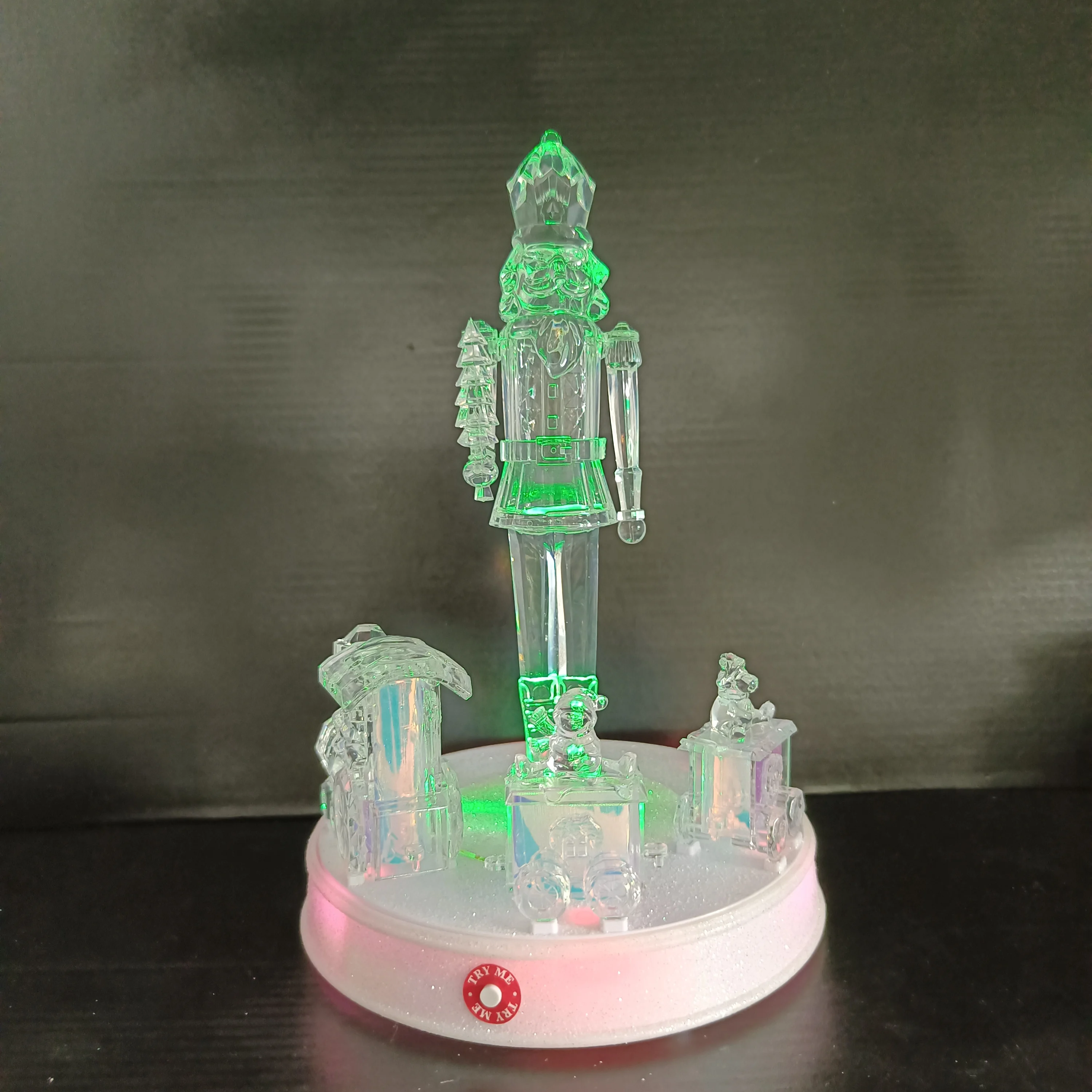 Рождественская Музыкальная шкатулка со светодиодной подсветкой