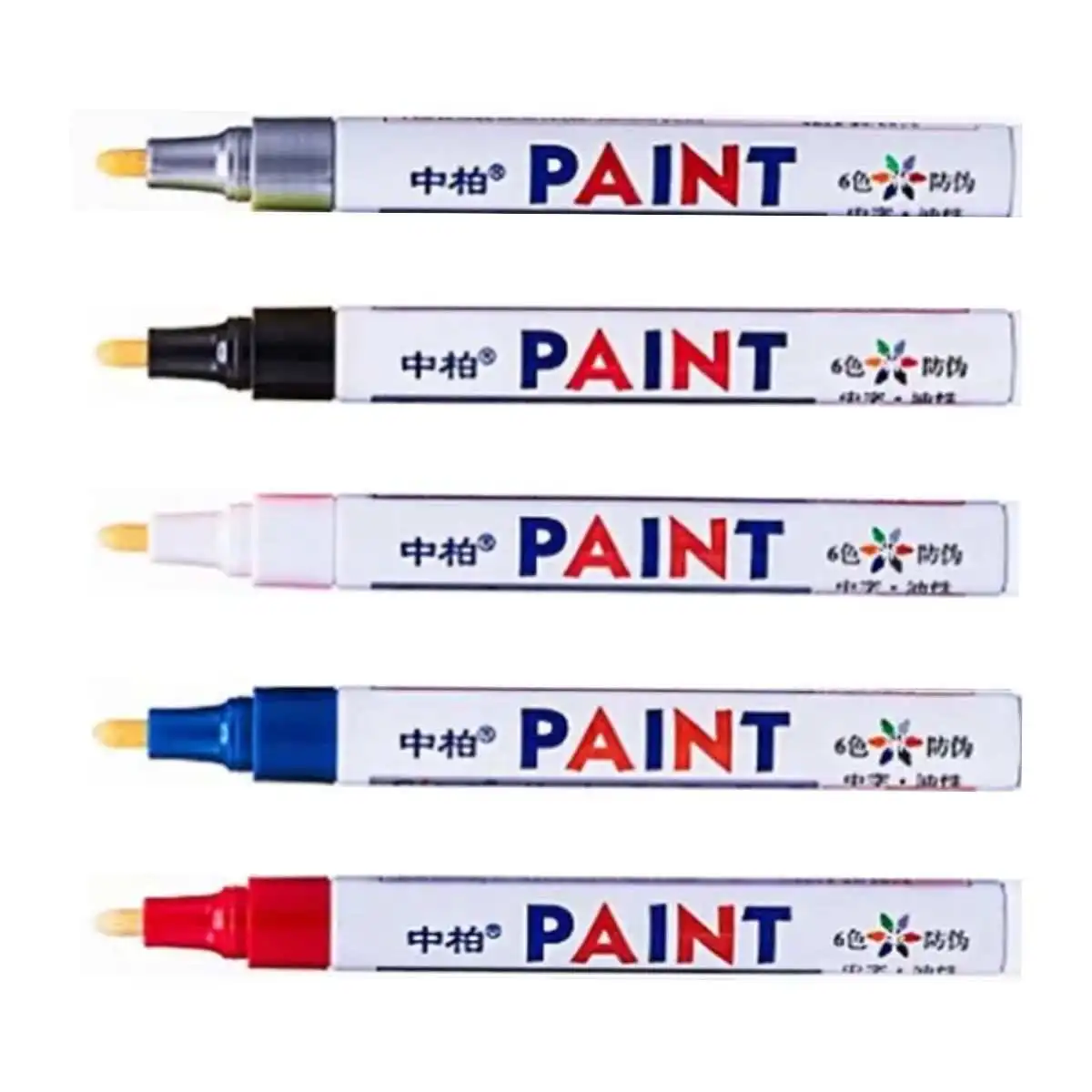 High Quality customized LOGO Waterproof Car Paint Pen Permanent Paint Marker Pen for Rock Painting, Ceramic, Wood, Fabric,