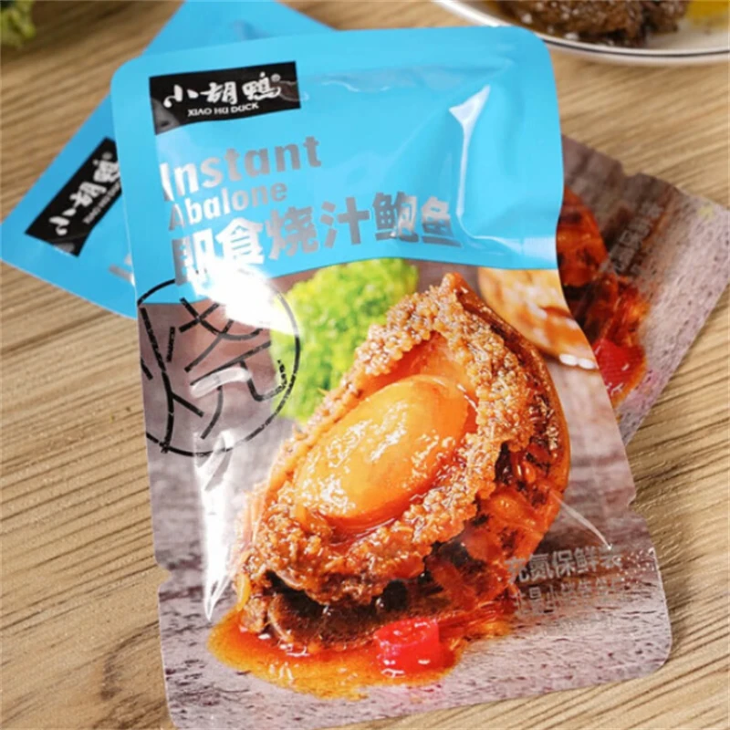 Xiao Hu Duck 240g Factory Price Hot Selling China Snacks Mild Spicy Sea Food Nitrogen Packaging Instant Whole Haliotis Abalone
