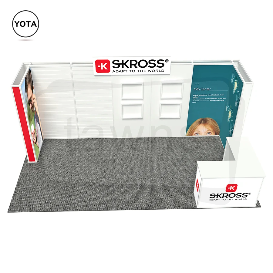 Портативный 10x20 выставочный стенд