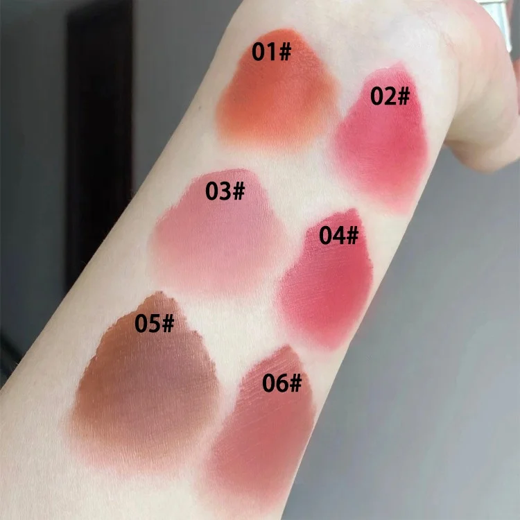 New Fashion Luxury Gold Lipstick Tube Matte Velvet Lipstick Waterproof Natural Liquid Lipstick Private Label Wholesale