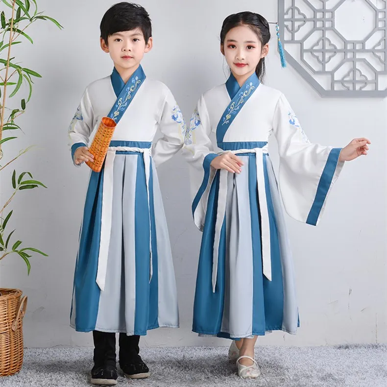 Традиционное платье для выступлений на день ребенка Guoxue Hanfu Sanzijing Dizigui (1600158896521)
