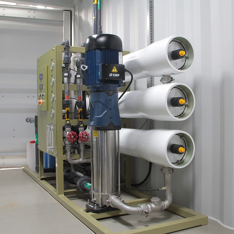 Mobile brackish water desalination reverse osmosis plant/machine/system price for agriculture