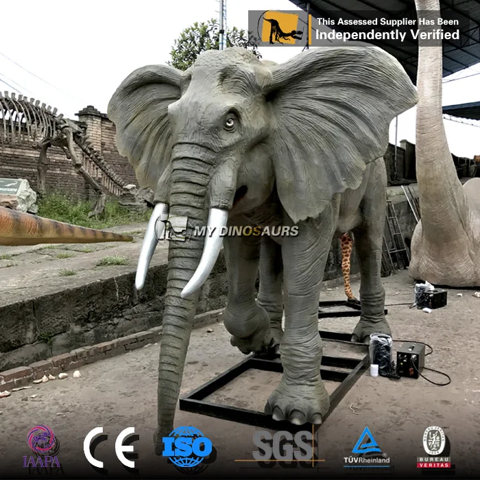 My animdino atronic в натуральную величину слон с животными