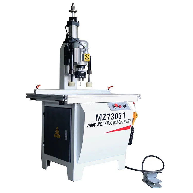 Window Door Making Hinge Hole Drilling Machine Single Heads Vertical Boring Machine Wood Drilling Machine