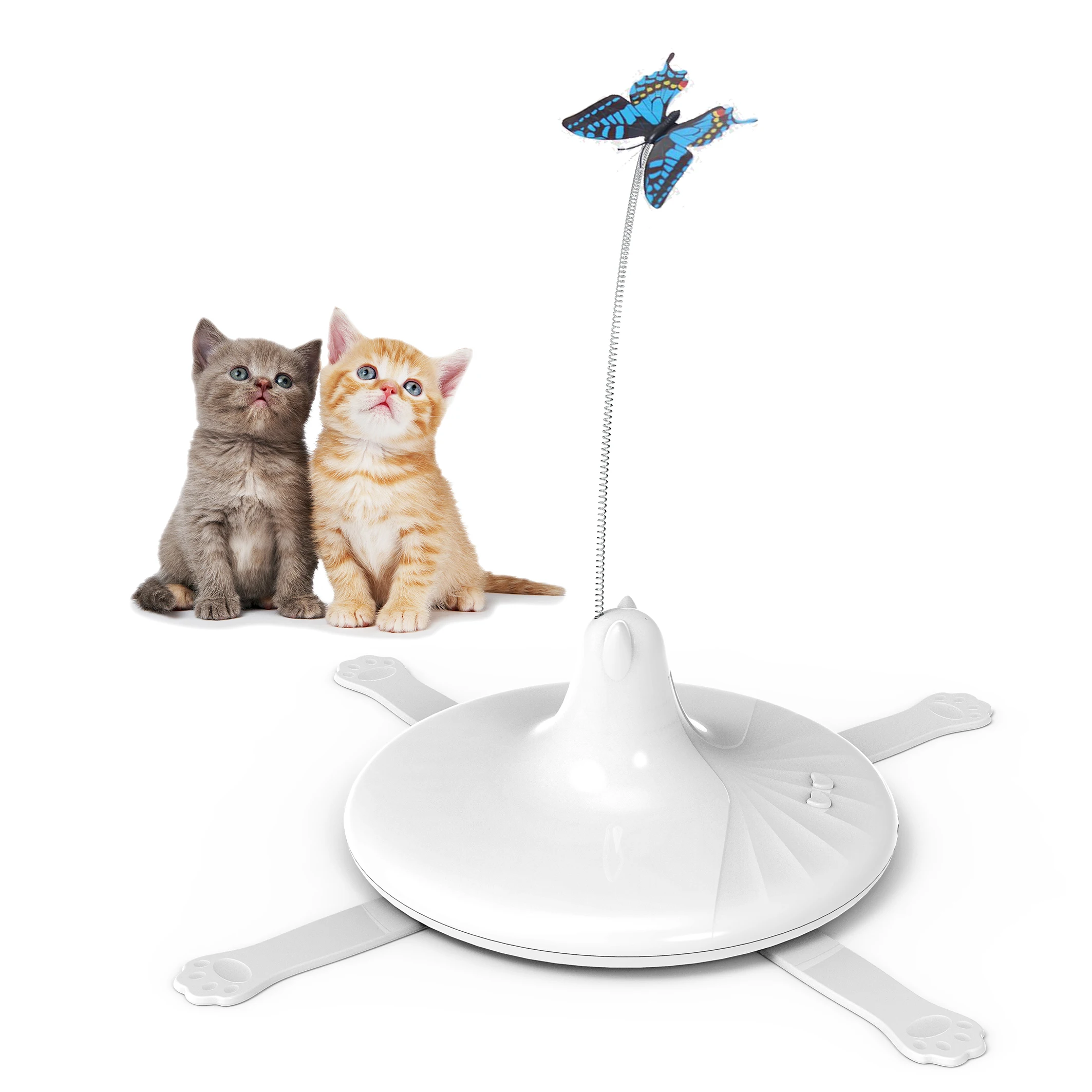 
2020 Amazon Cat Butterfly Interactive Toys for Cats Electric Rotating Butterfly Cat Toy 