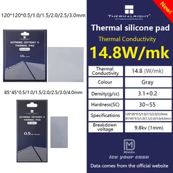Новое поступление Thermalright Экстрим ODYSSEY II термопрокладка 14 8 w/mk записная книжка интегрированному чипу видеопамяти тепло
