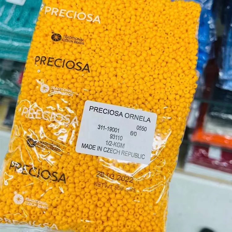 Готовые к отправке 6/0 высококачественные однотонные бусины из семян preciosa 500 г/мешок для изготовления ювелирных изделий diy