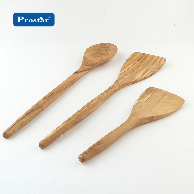 2024 individual Customized Wooden Kitchen Cooking Tools Salad Wood Cookware Spoon
