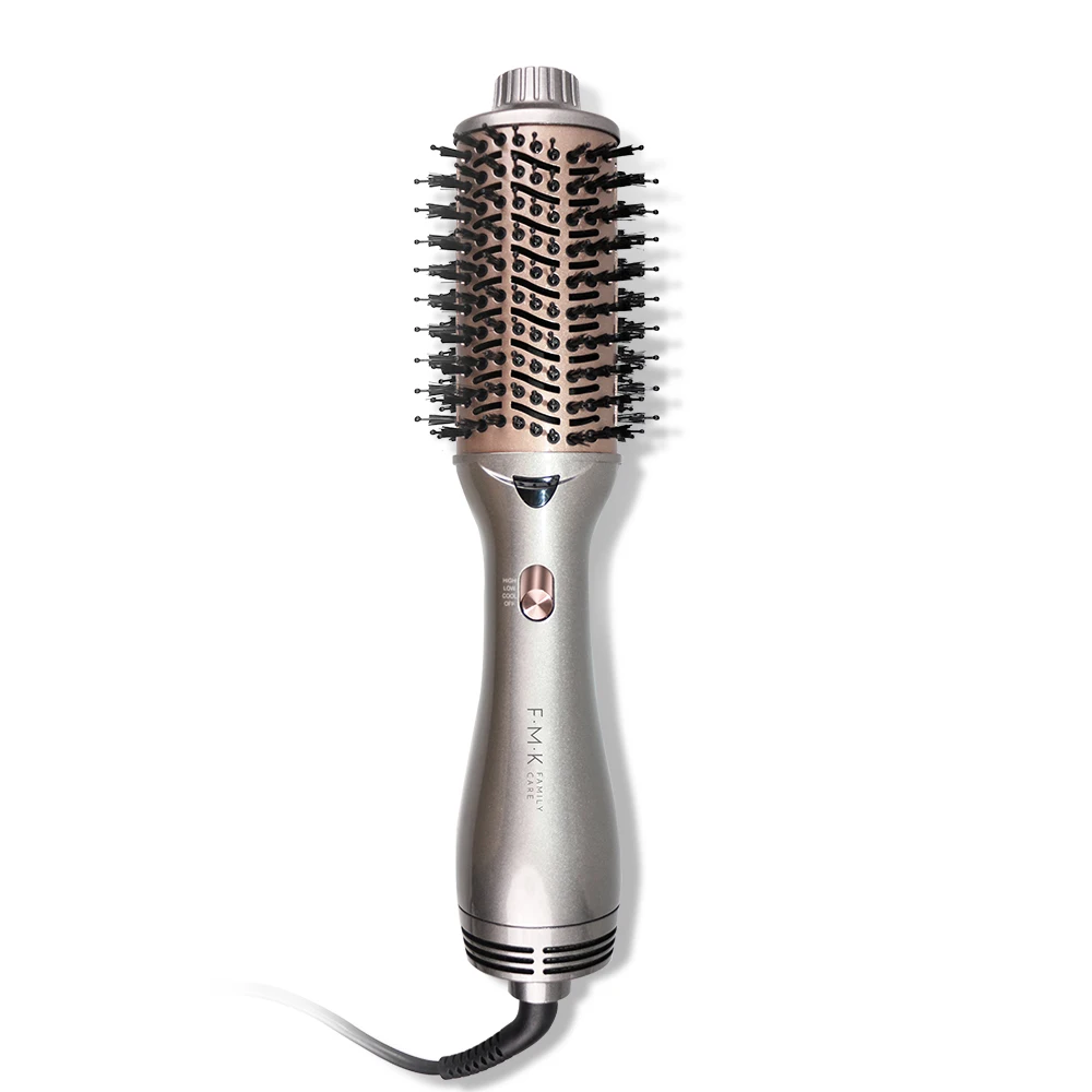 FMK Wholesale Hot Air Hair Volumizer Dryer Private Label Personal Use Blower Electric Hair Air Blowout Brush Dryer