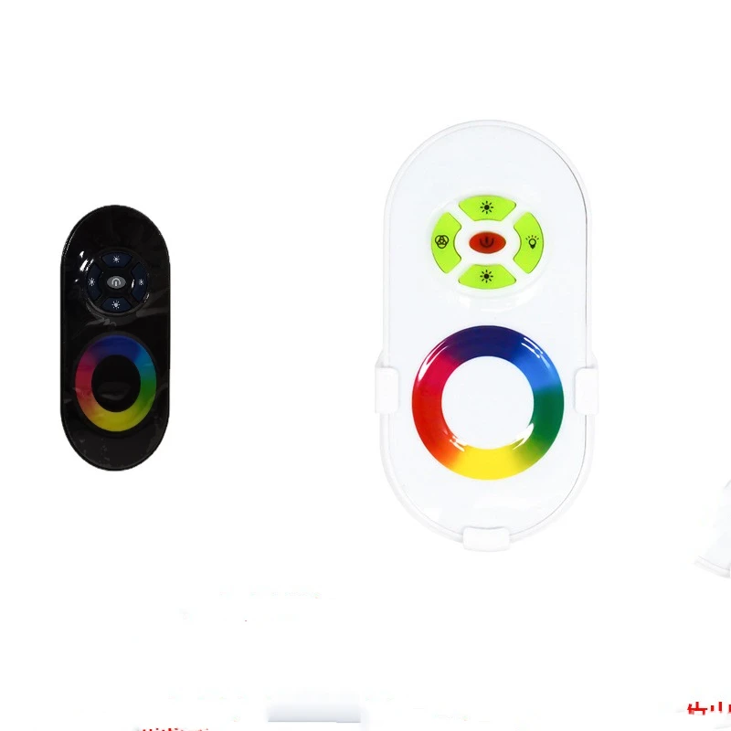 Цветной RGB-светильник с пластиковым корпусом светодиодный 5 кнопок РЧ сенсорный пульт дистанционного управления прямая