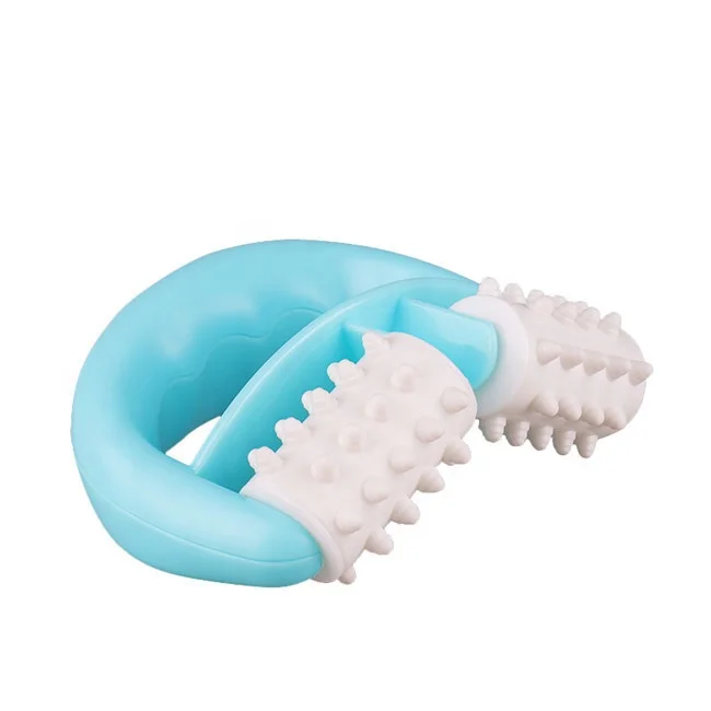 New Handheld Plastic Wheel Full Body Silicone Slimming Anti Cellulite Body Massage Roller