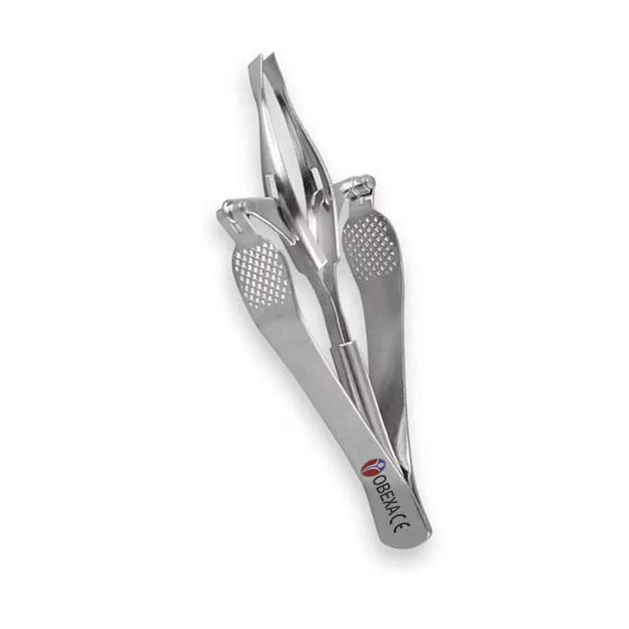 Automatic Eyebrow Tweezer Slanted Tip