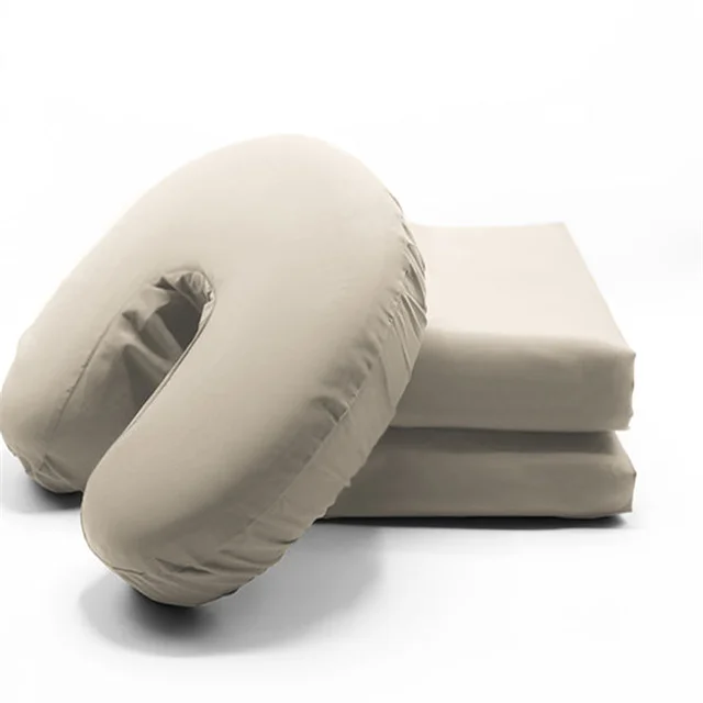 Bulk Spa Linen Manufacturer Face Rest Crescent Cover Fitted Flat Sheet Microfiber Massage Table Sheet Set