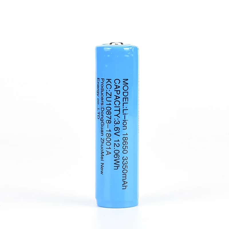 CE Pack PCB 3350mAh 3.7Volt Rechargeable batteries 18650 lithium li ion battery
