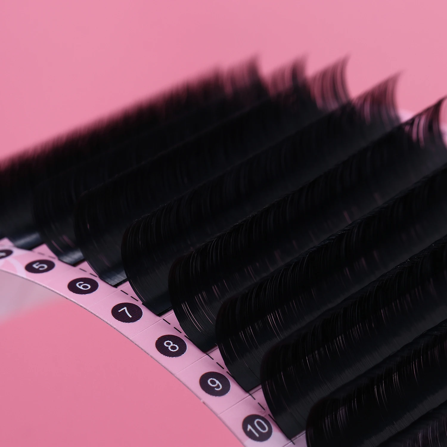 ULUCK New Design L Curl Lash Extension 5-30mm Mix Matte Mink Eyelashes Extension Individual Eyelashes M Curl Makeup False Lashes