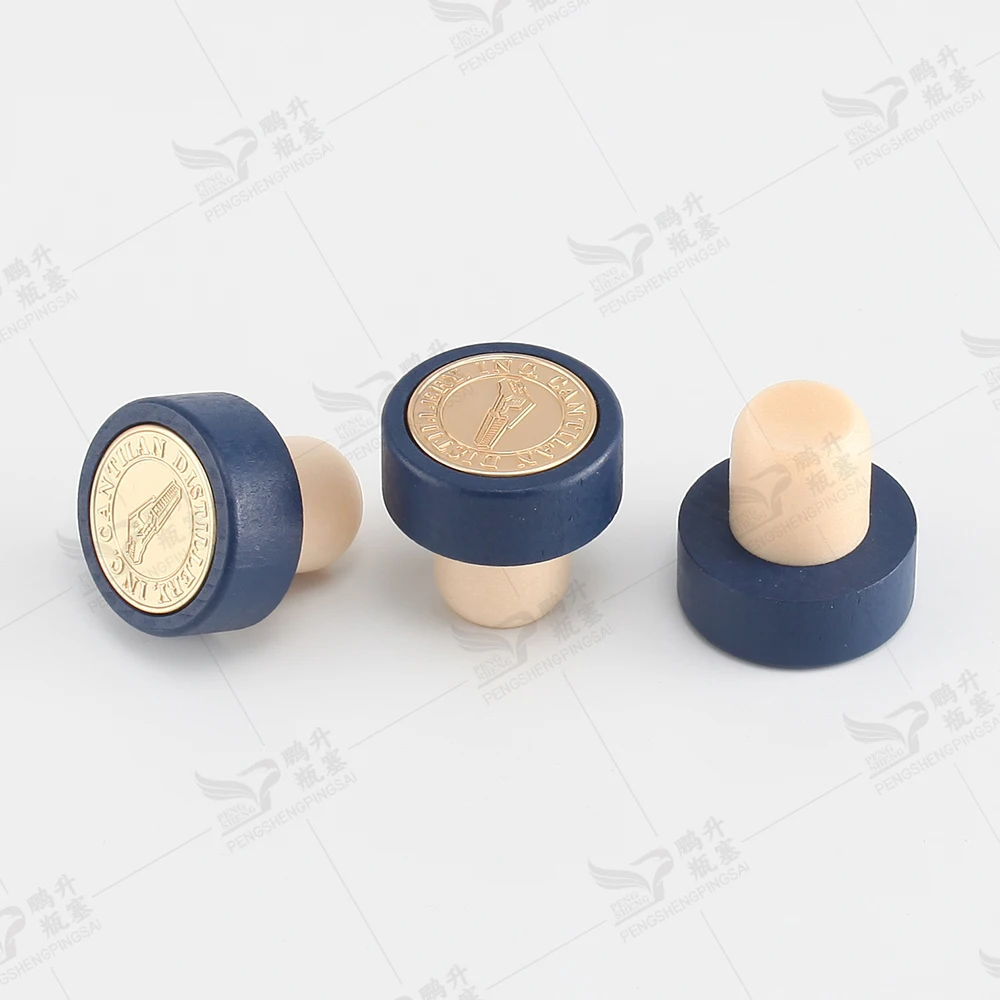 Wooden Cap Vodka Tequila Whisky Stopper with Wooden Wine Bottles Customized Glass Bottle with Aluminum Screw Top Glass Bottles