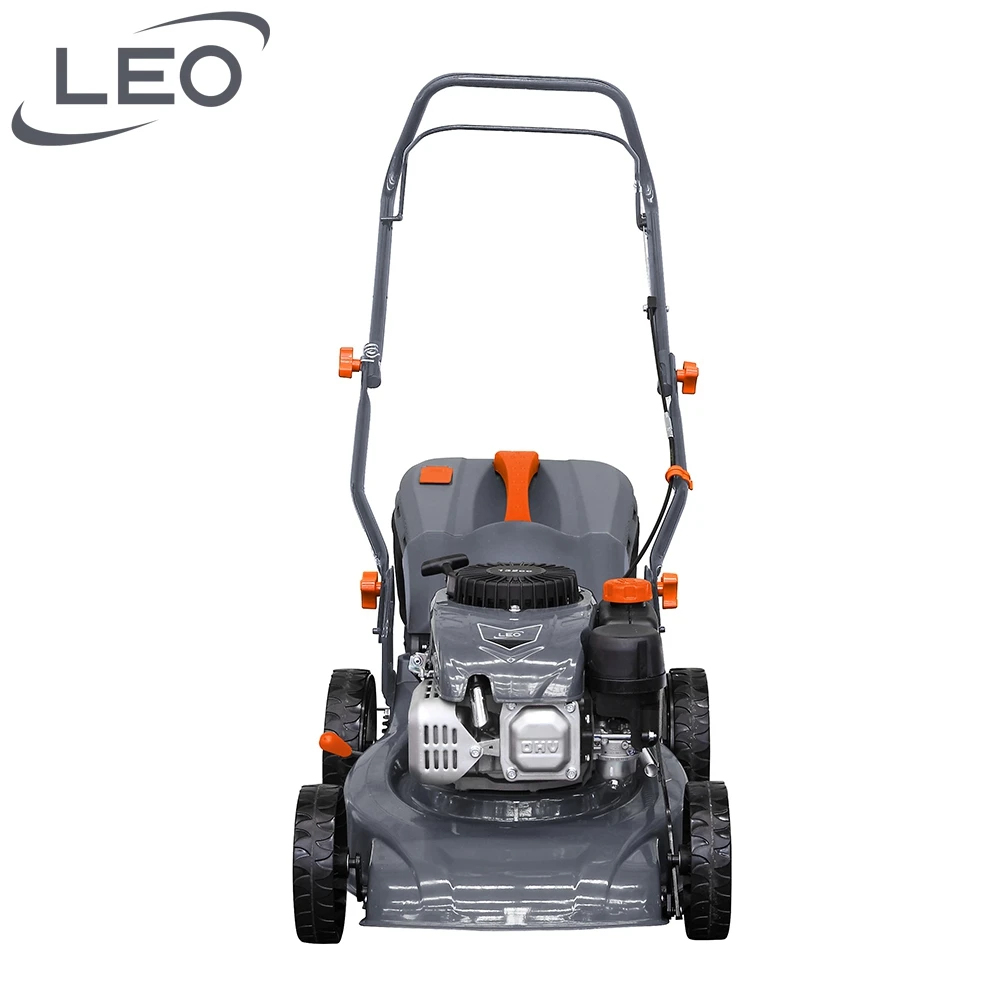 LEO LM40-L(NP130) gasoline grass mower portable 132cc four-stroke  petrol red lawn mower