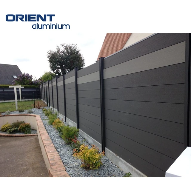 Factory Direct Sale Cheap Wpc Fence Wall Panel Outdoor Custom Outdoor Wood Plastic Composite Fencing Panel