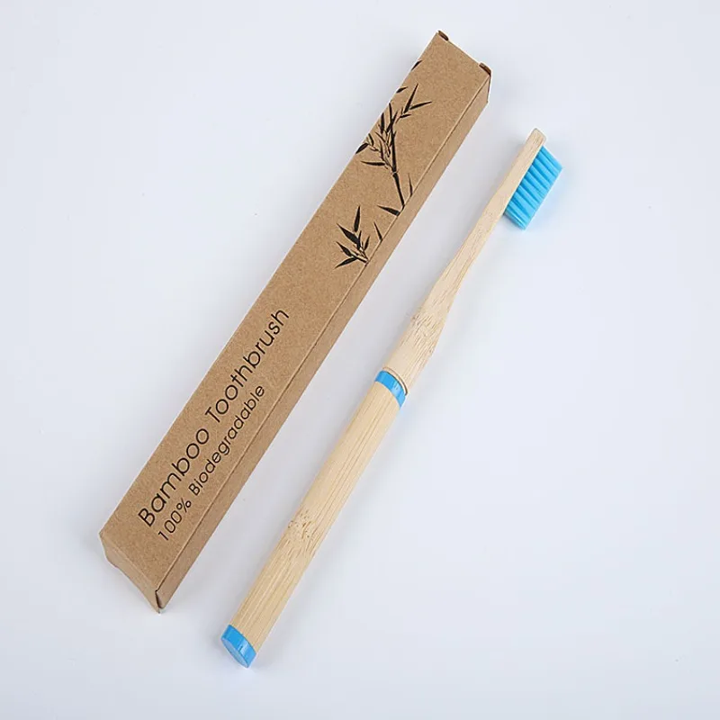 Eco-friendly Nano Bamboo Toothbrush for Adult Super Soft Biodegradable Nano Teeth Brush