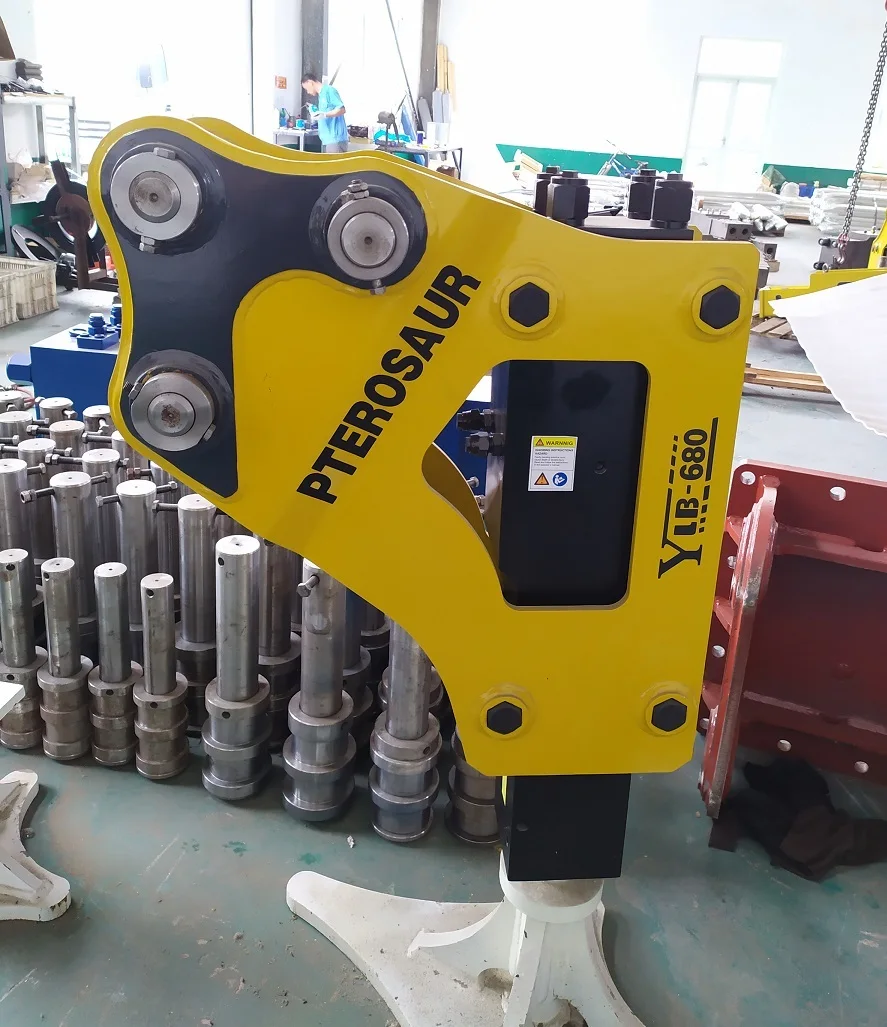 Hydraulic jackhammer SB43  435KG Box type  Hydraulic  Breaker Hammer Rock Crusher 4 -7 ton  68 mm chisel backhoe loader