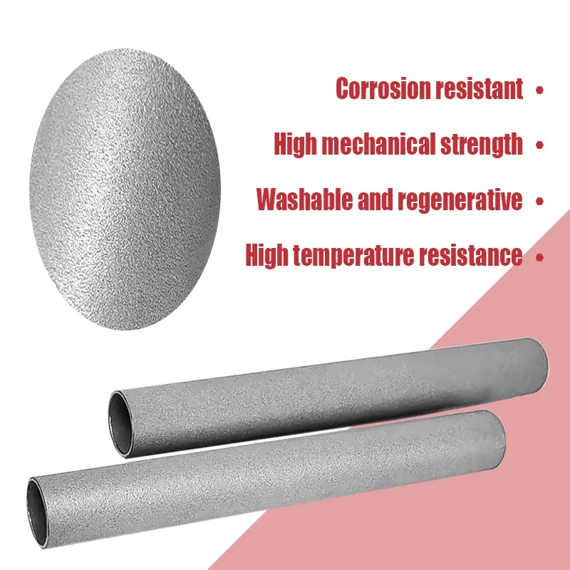 LIANDA Filter Tube Stainless Steel Sintered Porous Metal Filter Cartridge Sintered Stainless Steel Filter