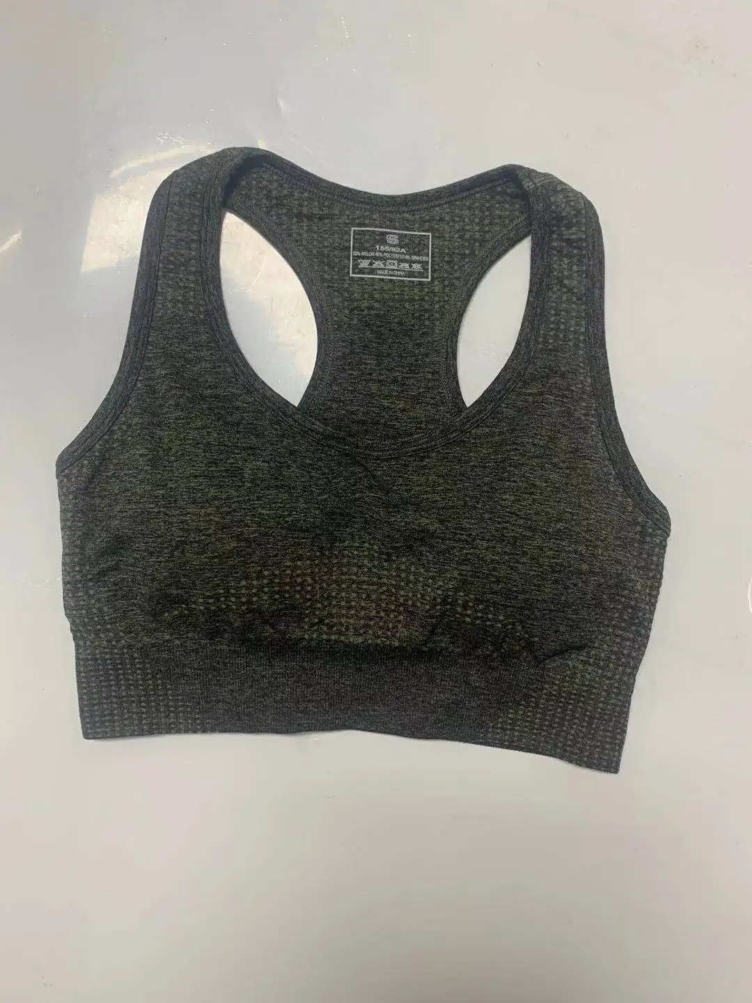 Hot Custom Logo Seamless Breathable Dot Bra Short Sleeve T-shirt High Waist Workout Shorts Yoga 3 Piece Sets