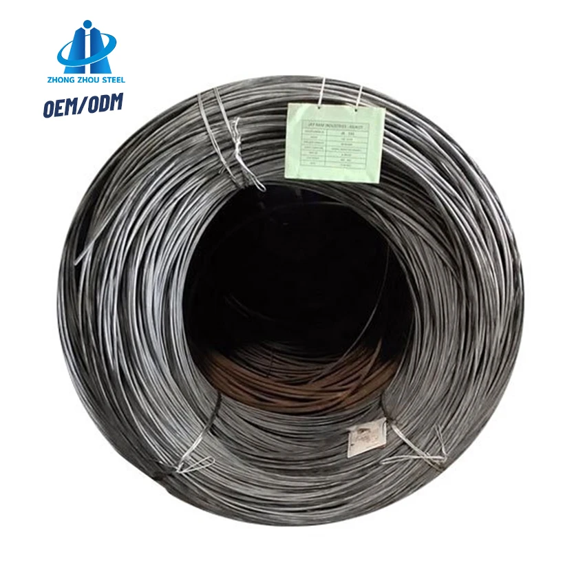 SAE1006 SAE1008 Hot Rolled Wire Rod for Construction Industry Soft and Hard Spring Wire for Metal Building Materials