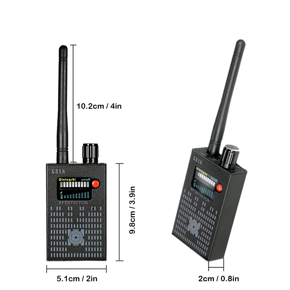 1MHz-8GHz Listening Device Detector Counter Surveillance Equipment