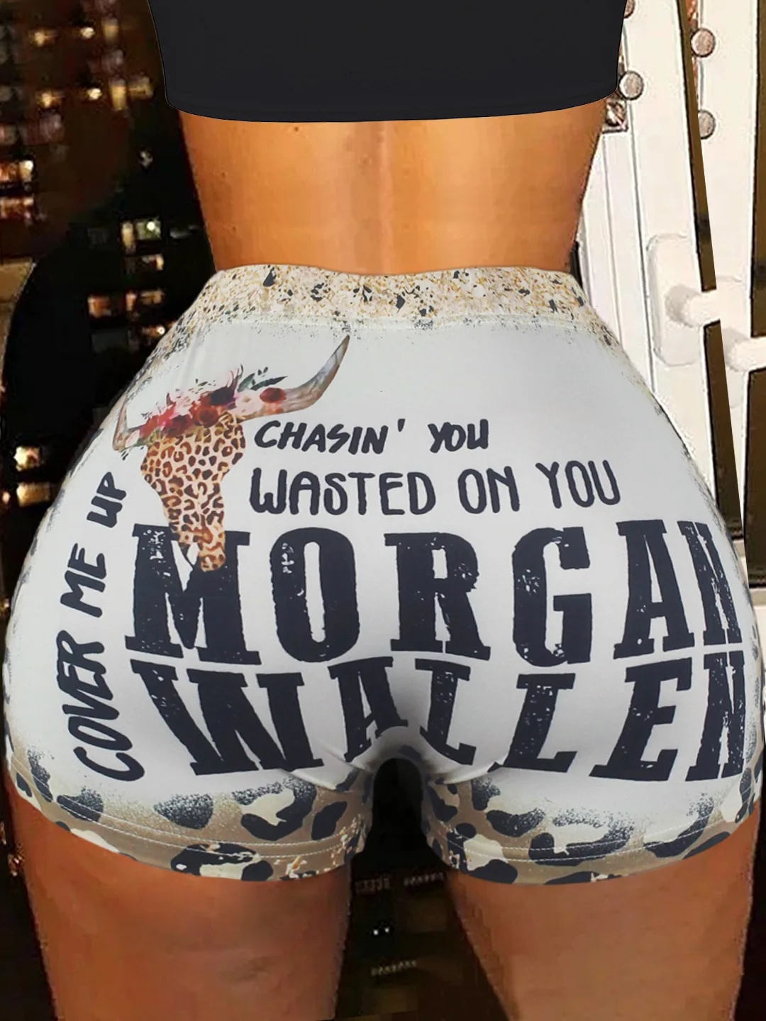 Wholesale Cheapest Printed Plus Size  Women Summer Hot Snack Shorts Candy Sets Snickers Snack Shorts