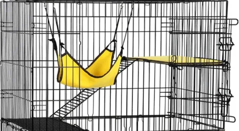 Ferret Breathable Hammock Guinea Pig Hamaca Comfy And Plush Hideaway Pet Hanging Bed Hammock Sleeper