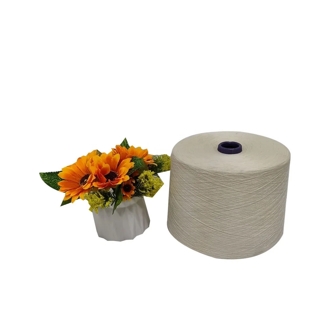Factory direct sales large in stock comfortable soybean fiber yarn 32S 40S for wevaing