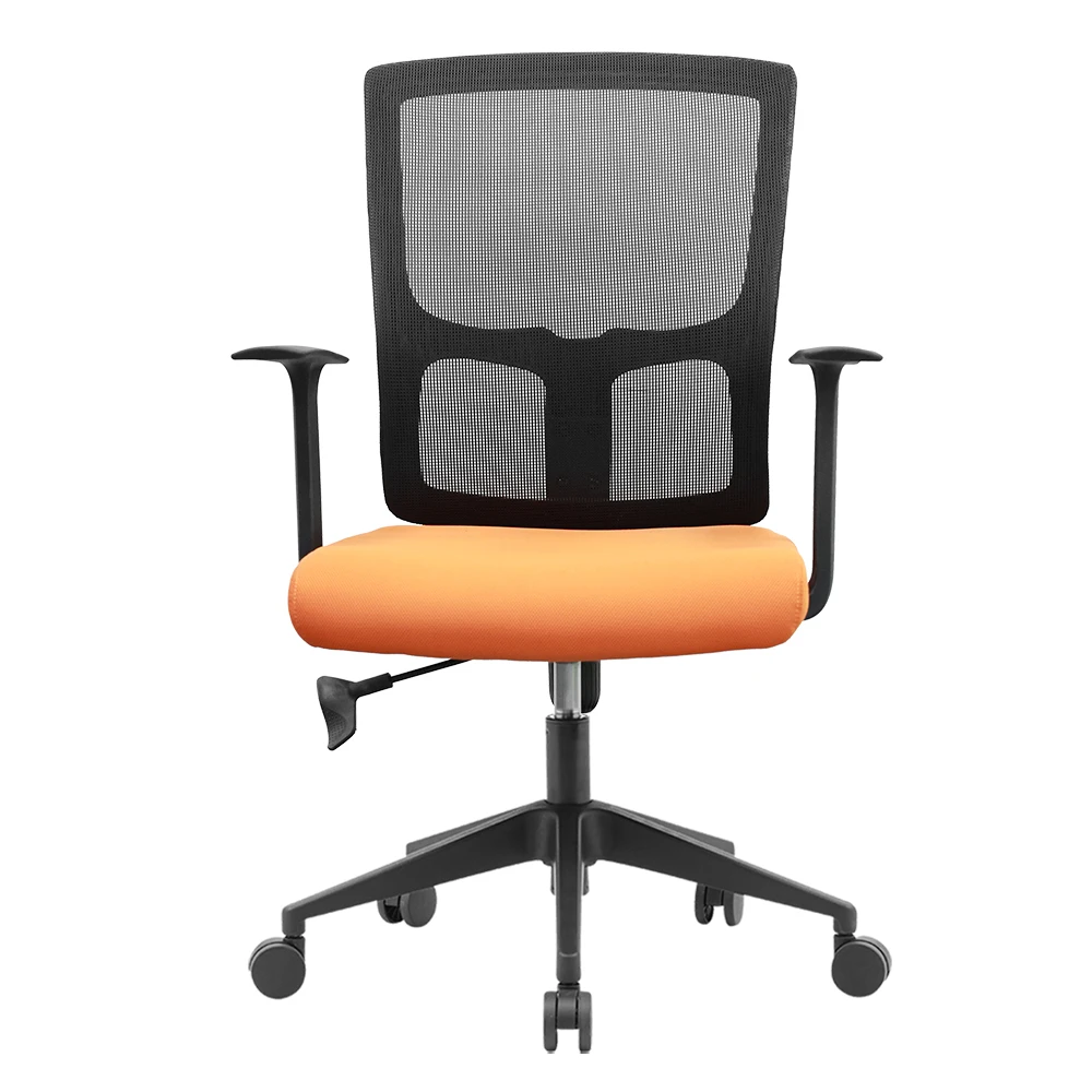 Office Swivel Ergonomic Mesh Executive Office Chair Style Factory Directly Supply Mid-back Plastic Arrival 2022 New Black Metal