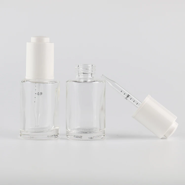 Factory Direrct Custom 30 Ml Essential Oil Round Glass Dropper Bottle