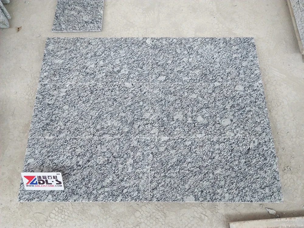 Polished Sea Wave Seawave White Granite Slab