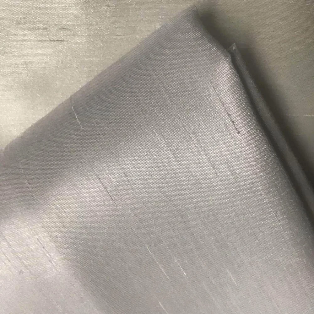 200D 100% Polyester bamboo festival wall fabric/Imitation silk grain organic  bamboo fabric