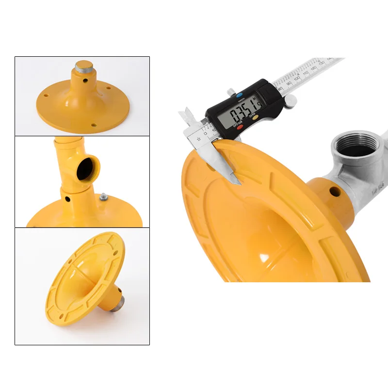 ZOYET ABS coated emergency safety shower and eye wash,stainless steel safety eyewash station