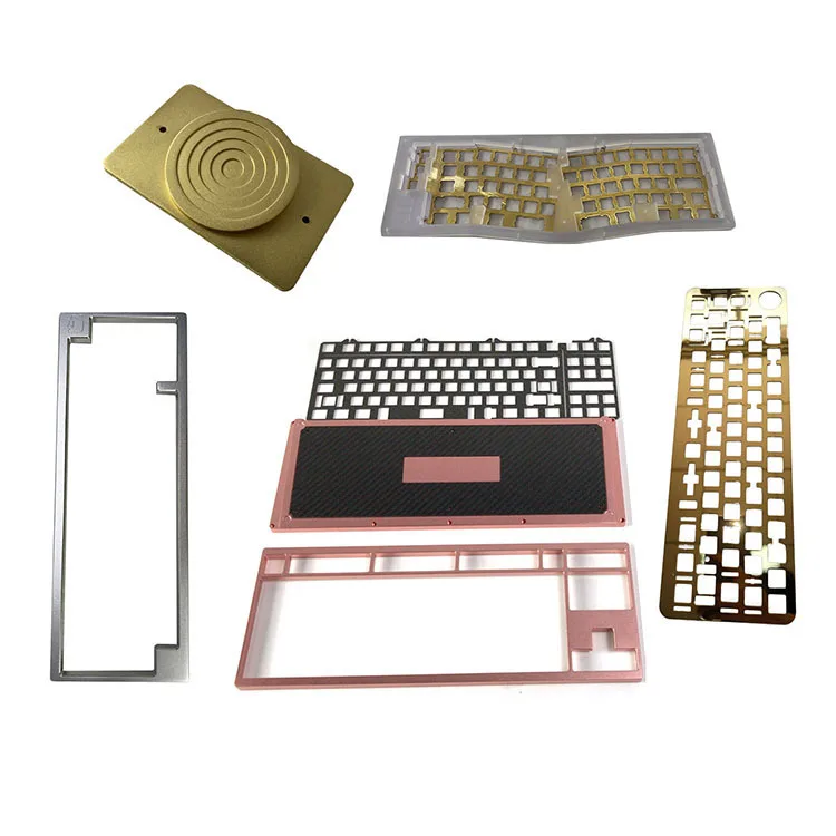 Cnc Milling Machining Anodizing Aluminum Cover Mechanical Aluminium Case Parts Service Mechanical Keyboard 98