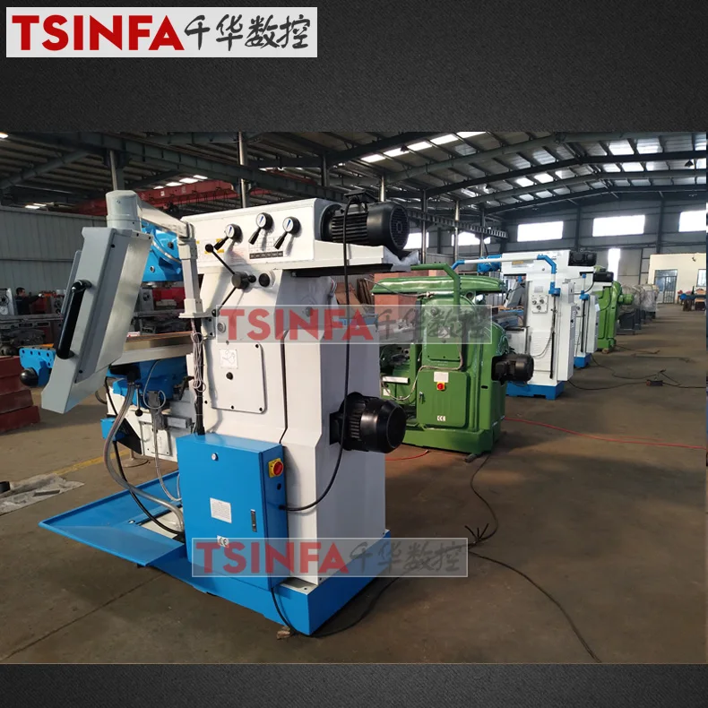 Universal milling machine  vertical horizontal milling ram type China supplier CE manual control factory outlets