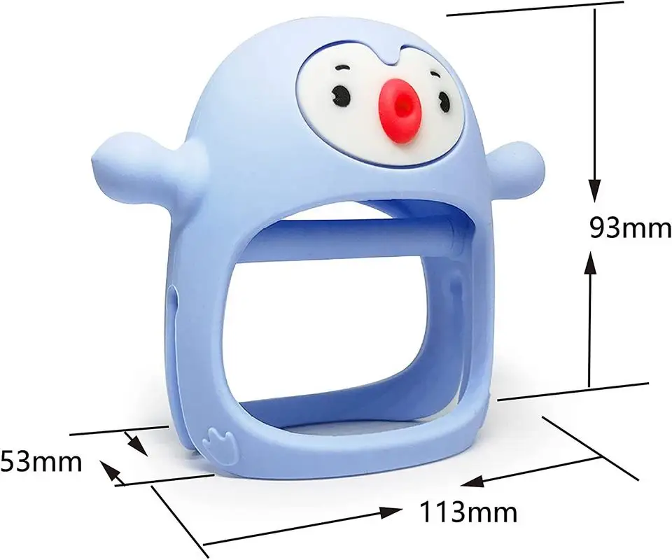 Wholesale BPA Free Chewable Teething Toy Baby Teethers Silicone Teether