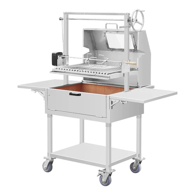 Stainless steel Argentine santa maria charcoal grill