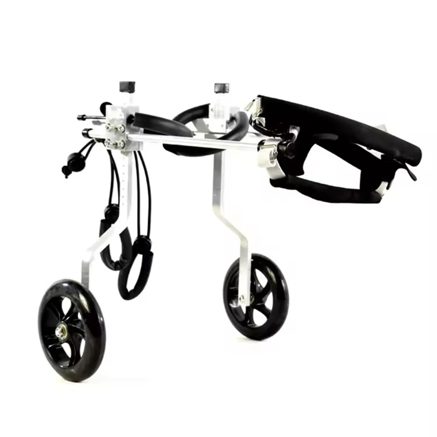 Wholesale Adjustable hind legs disabled dogs 2 wheels from small to extra large pet dog wheelchair for back