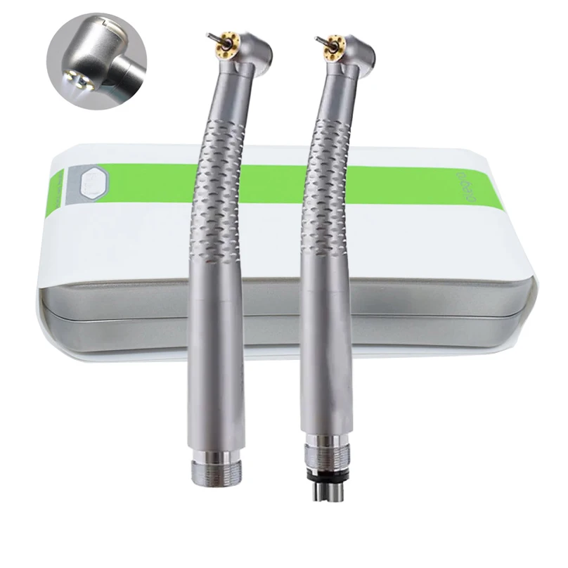 W H Shadowless 5 Led High Speed 5 Water Spray Dental Air Turbine Handpiece 2 holes 4 Holes High speed Dental Handpiece