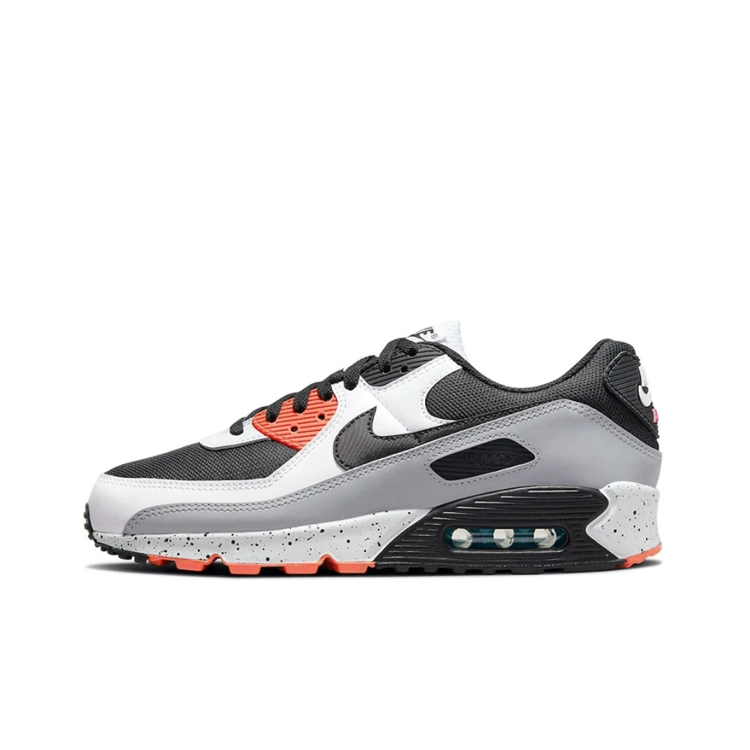 Оригинальная брендовая популярная обувь Nike Air Max 90 из кожи с воздушной подушкой спортивная баскетбольная для бега в стиле
