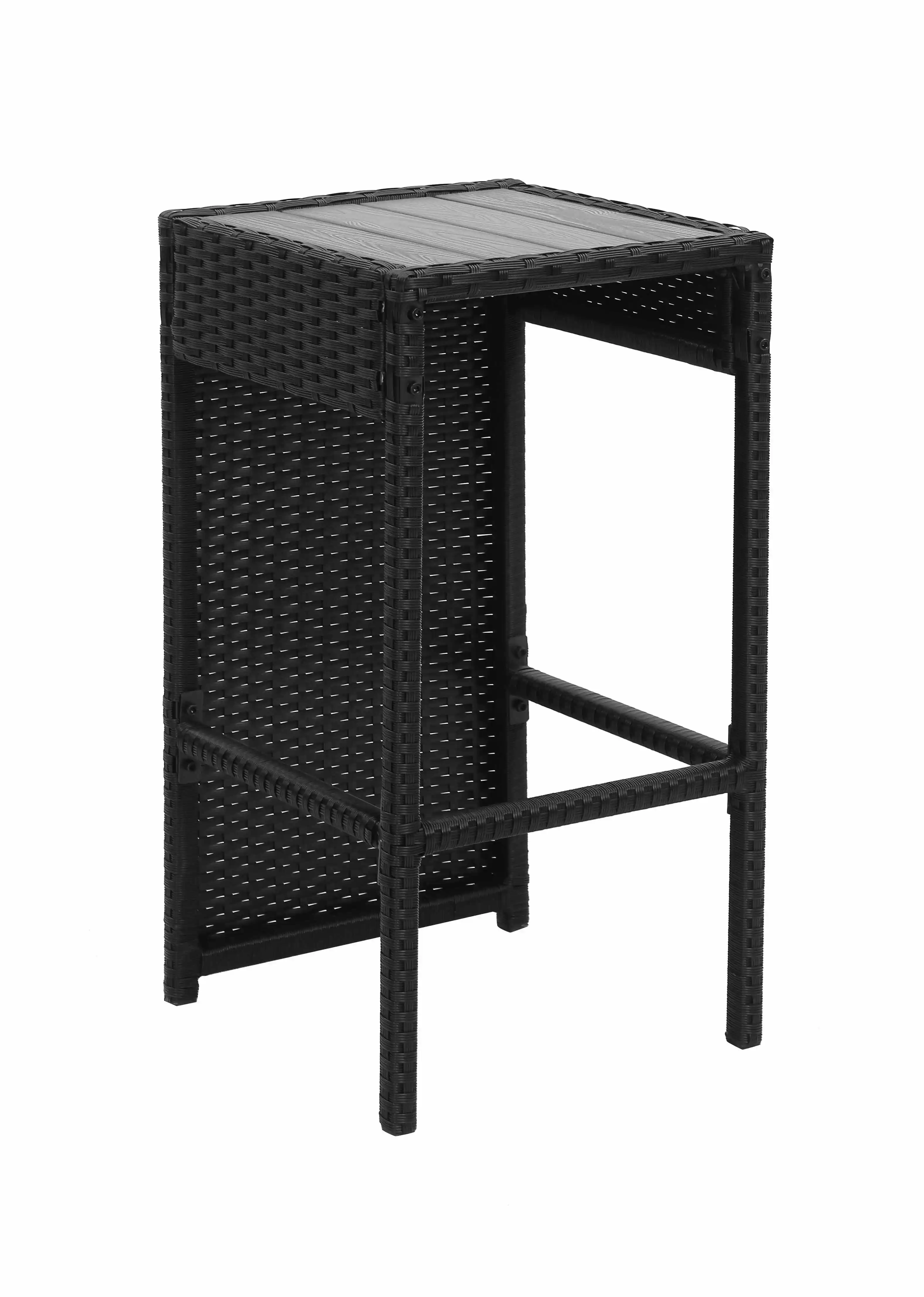 Самая популярная уличная мебель 7 шт. K/D, барный стол и стул для патио