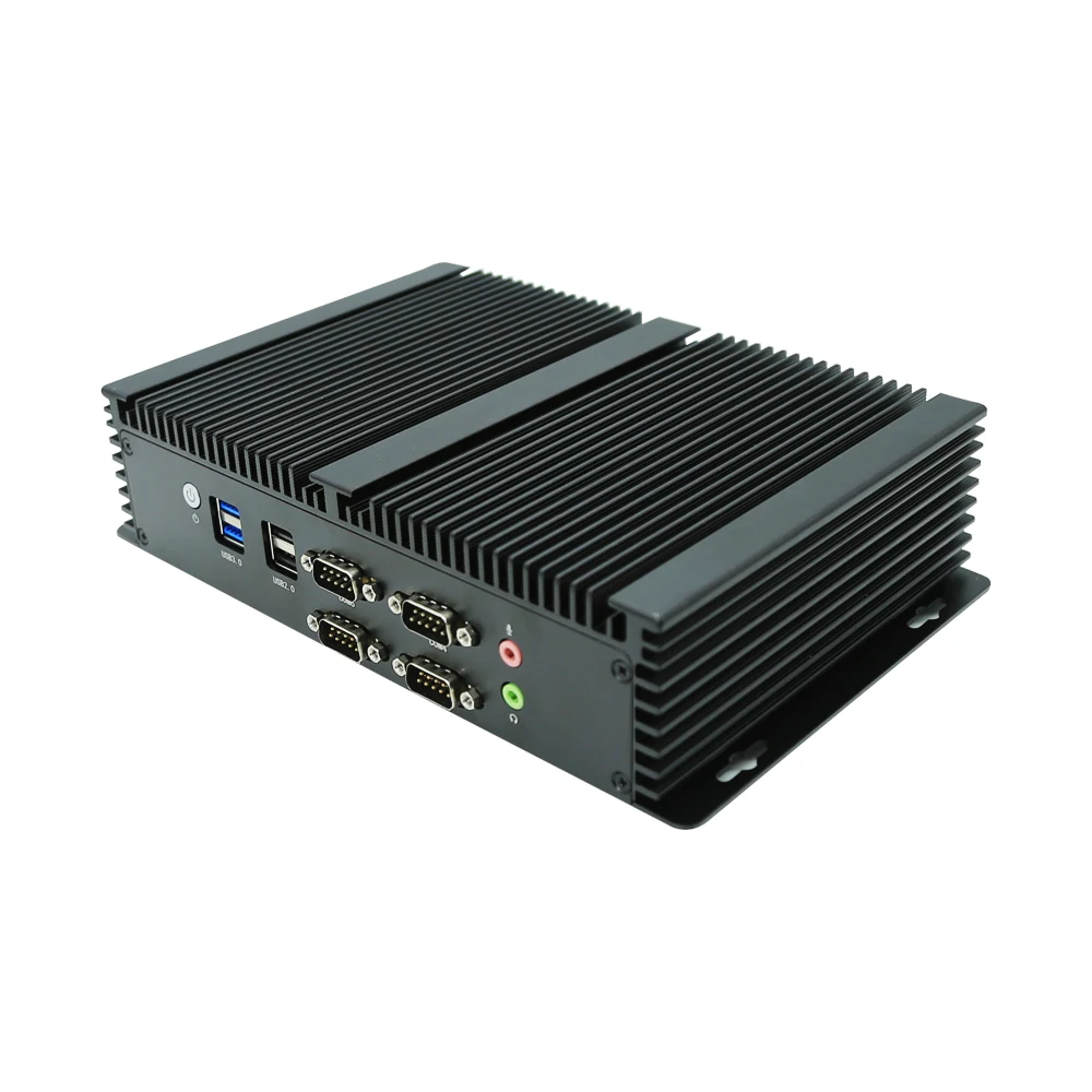Eglobal Industrial Fanless Mini PC Win10 i7 i5  4278U/4578U 2*Lans 6*COM USB Micro Computer Linux 4G WiFi HD-MI