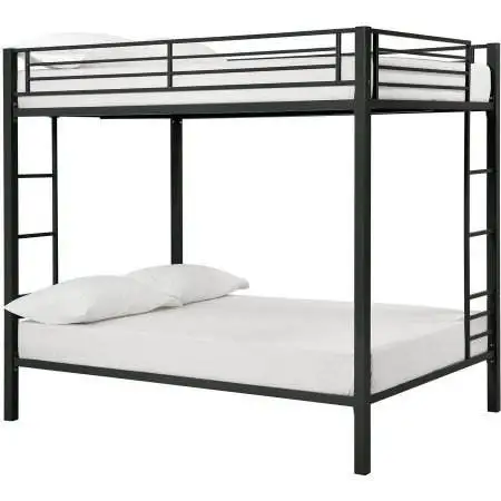 School dormitory Students Sleep bed Bunk bedroom furniture Twin Double size metal bed frame for sale