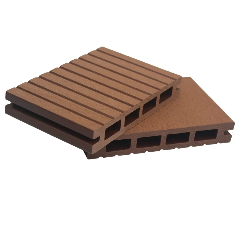 Free Sample Waterproof Hollow Wood Plastic Composite Decking WPC Indoor Laminated Flooring
