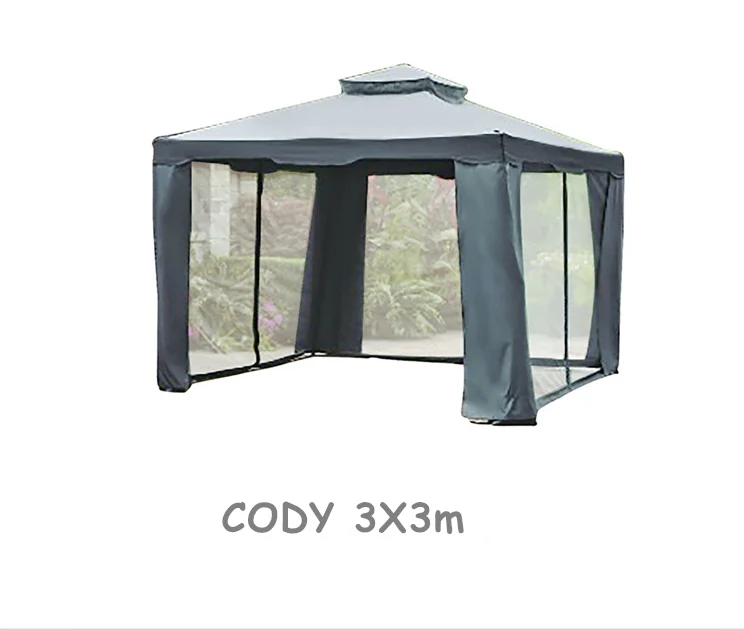Waterproof Camping Outdoor Tents 3X3M garden patio canopy 10ft x 10ft Gazebo Canopy With Mesh Walls