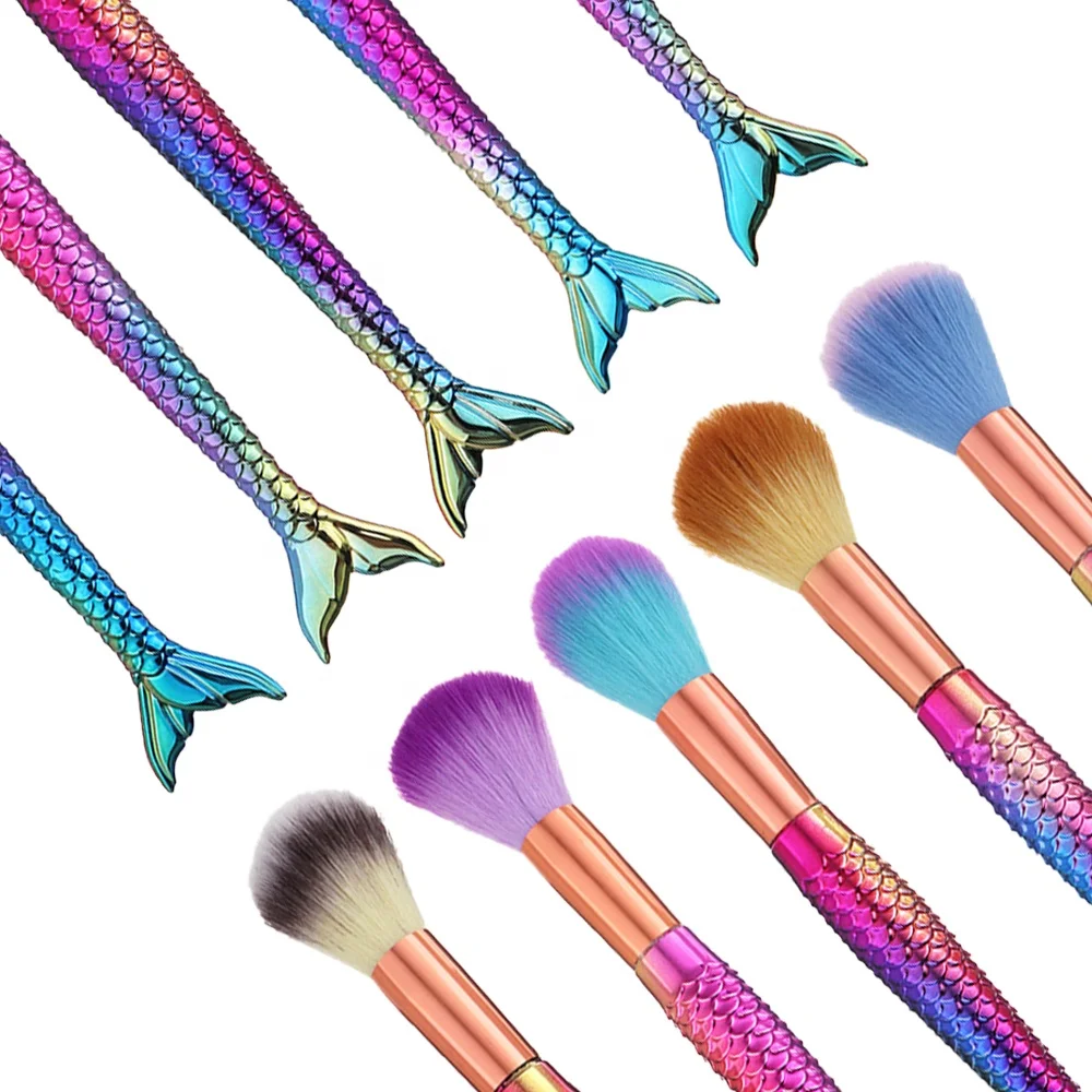 New Unique Handle Gradient Handle OEM Nail Dust Brush Manicure Nail Cleansing Brush for Nail Art Supplies